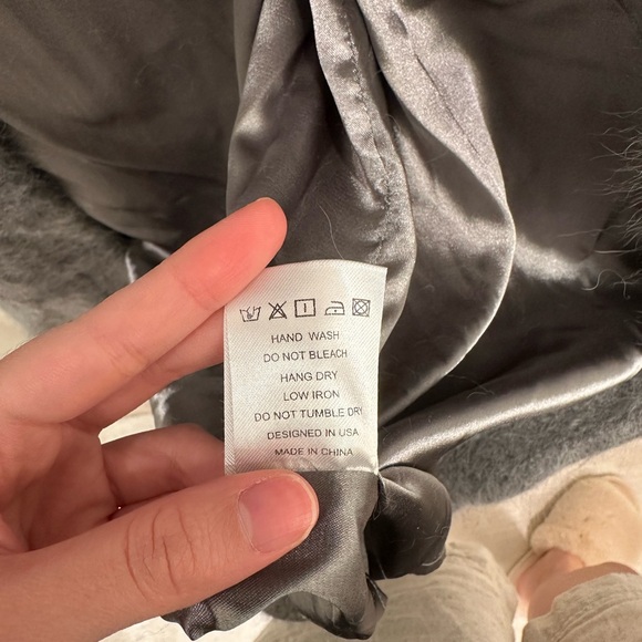 ByTsang Fuzzy Coat - Dove Grey - Picture 8 of 8